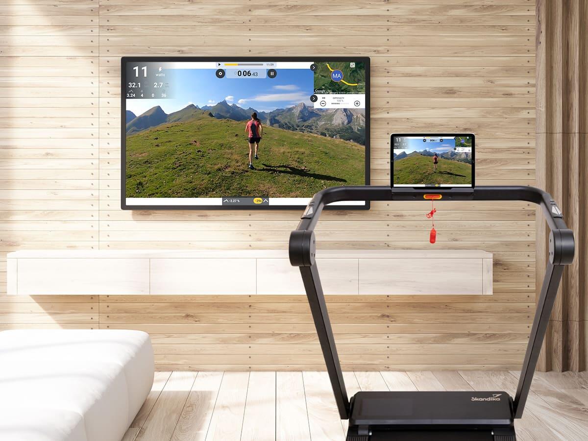 Tapis de marche course Nordik K12 - 18 Programmes - 1-12 km/h -  connecté 5/8