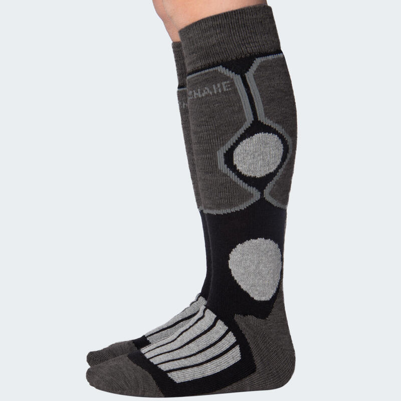 Skisokken 'high protection' | Kinderen | gewatteerde sokken | Zwart