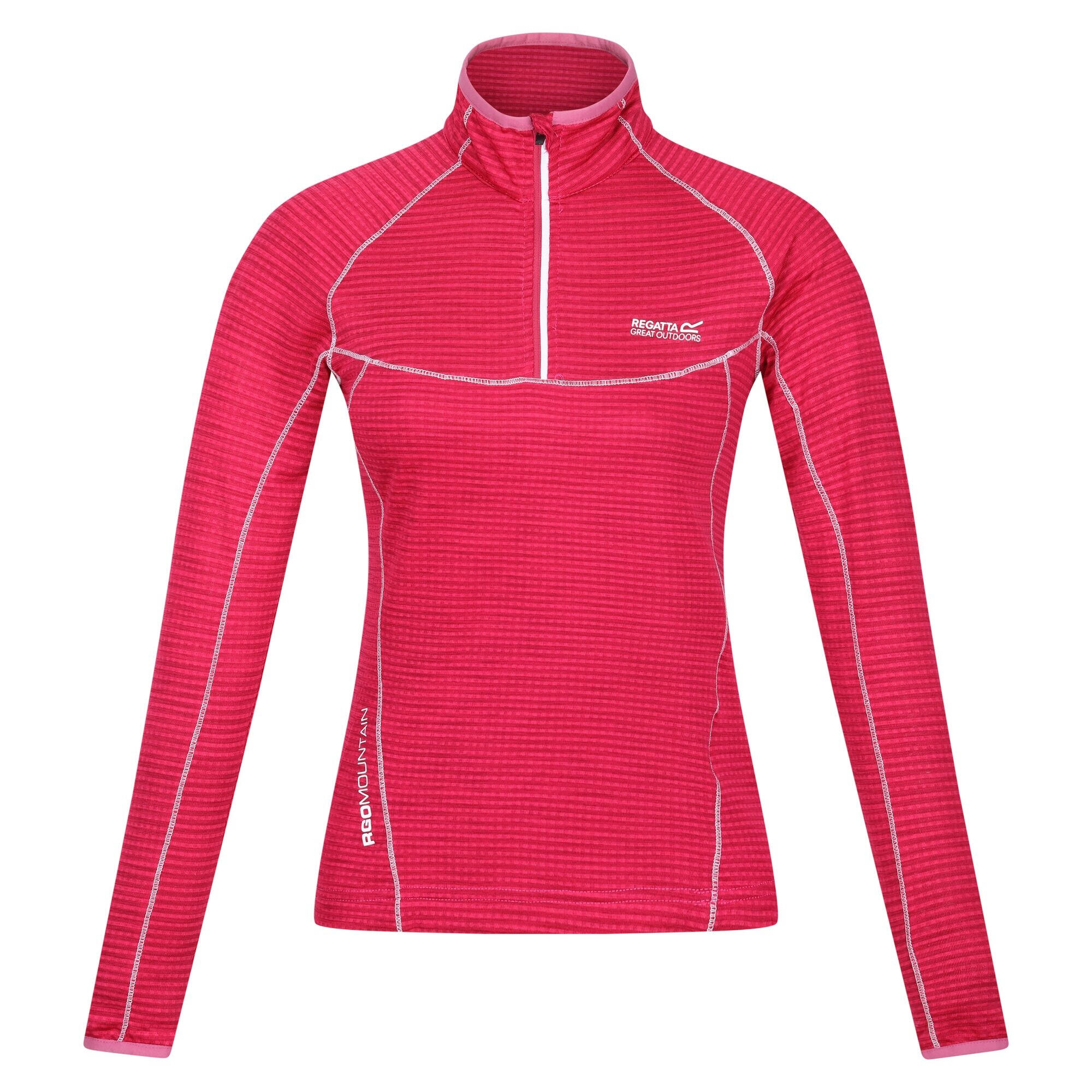 Women's YONDER fleece top (Fluorescent pink)