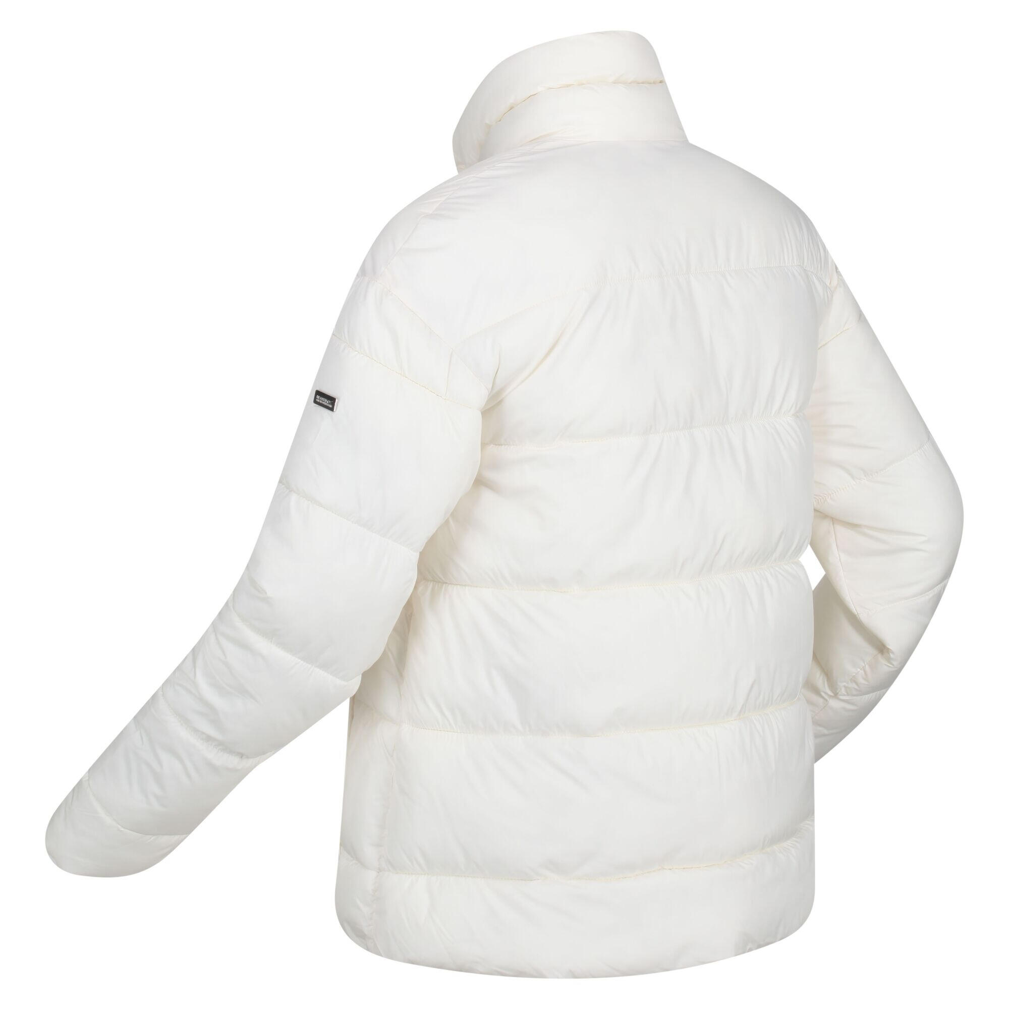 Womens/Ladies Raegan Puffer Jacket (Snow White) 4/5