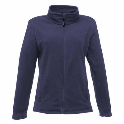 Regatta dames fullzip 210 series microfleece vest (zwart)