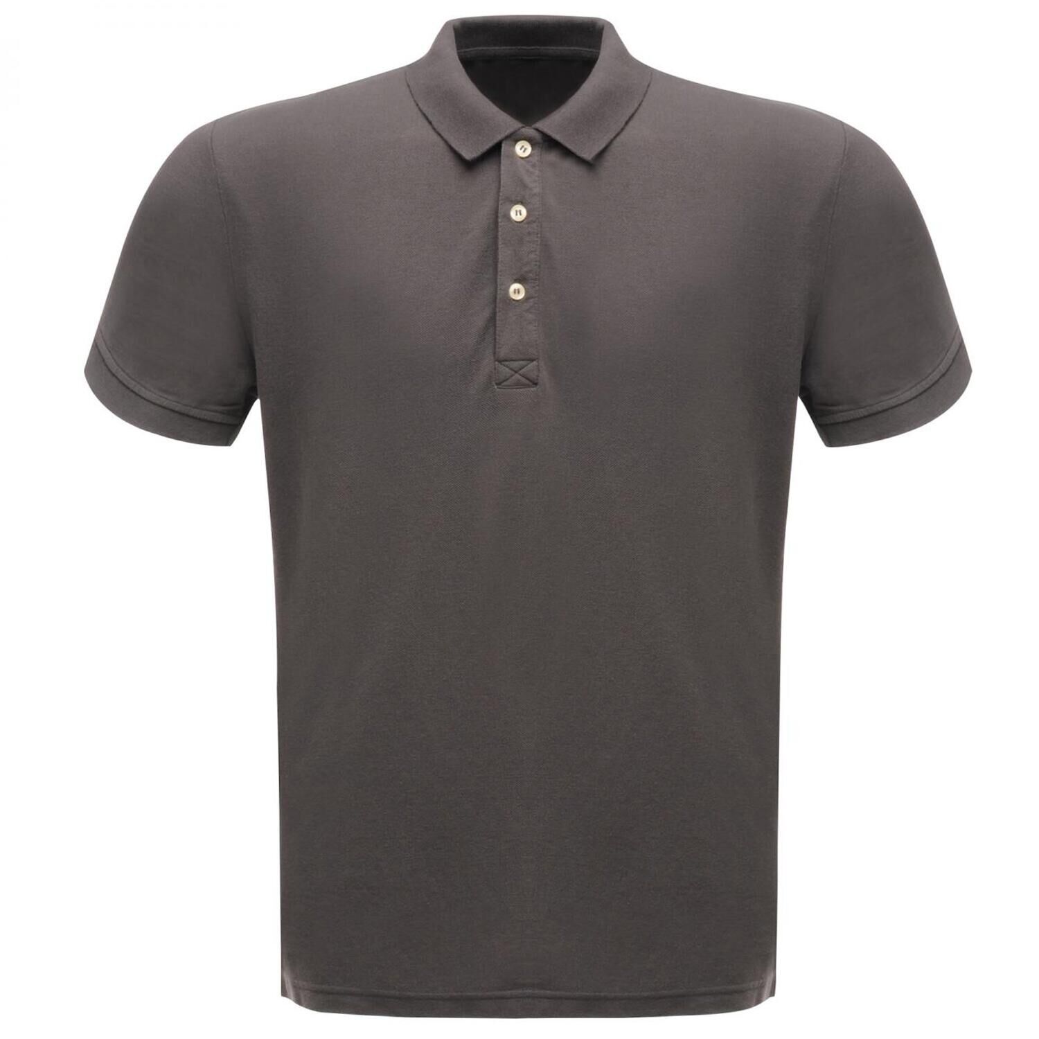 REGATTA Professional Mens Classic 65/35 Short Sleeve Polo Shirt (Seal Grey)