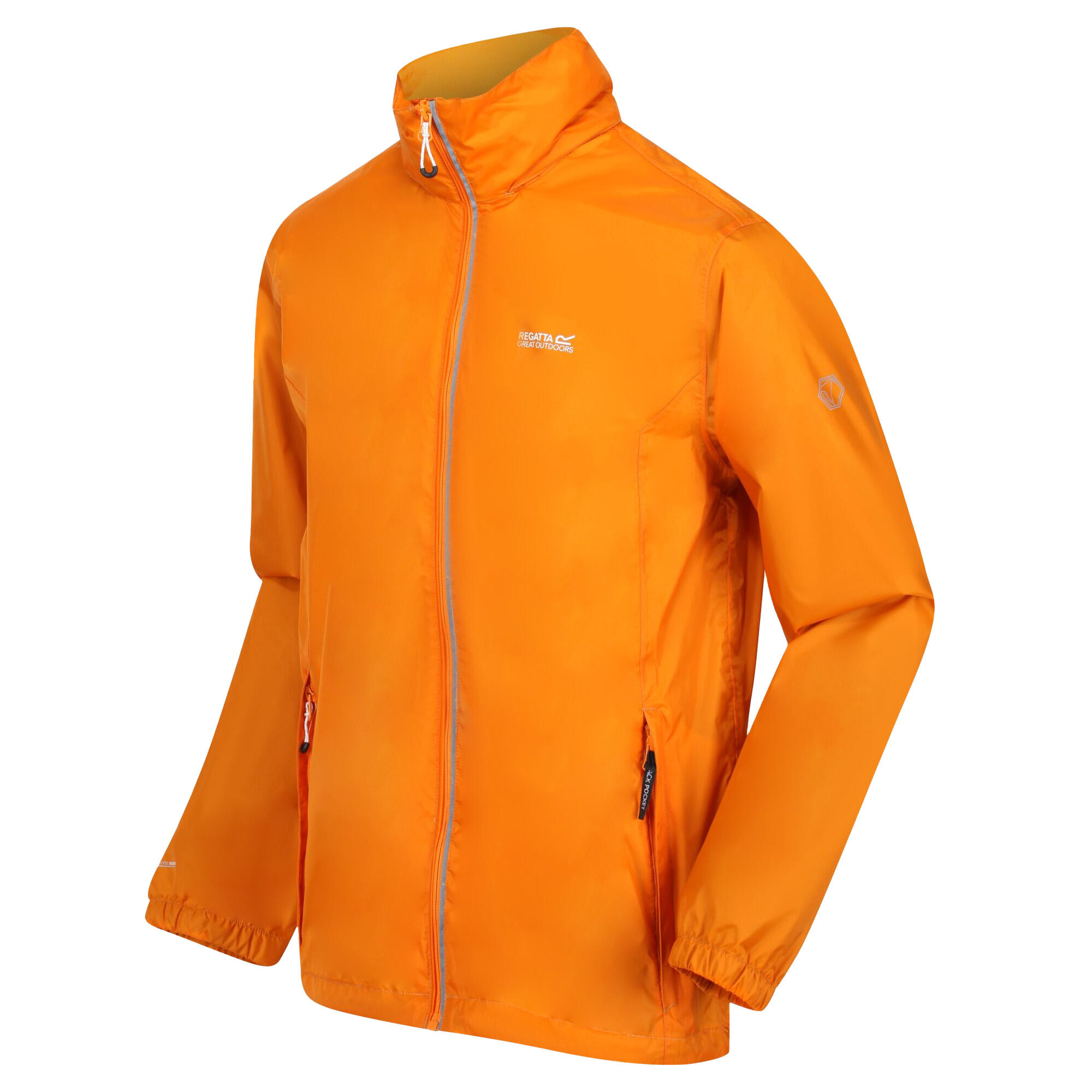 Mens Lyle IV Waterproof Hooded Jacket (Flame Orange) 4/5