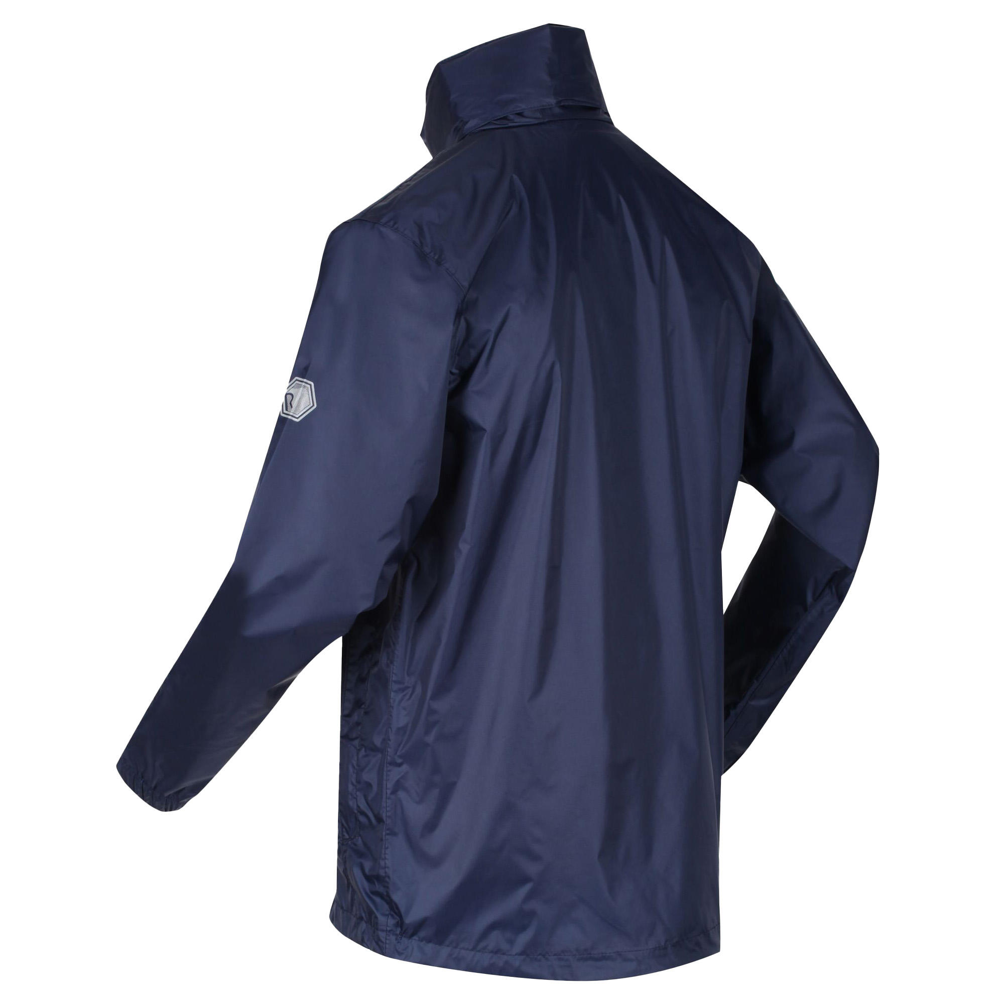 Mens Lyle IV Waterproof Hooded Jacket (Navy) 3/5