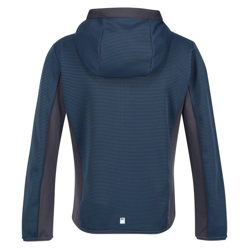 Veste polaire HIGHTON Enfant (Bleu vif / Gris foncé)