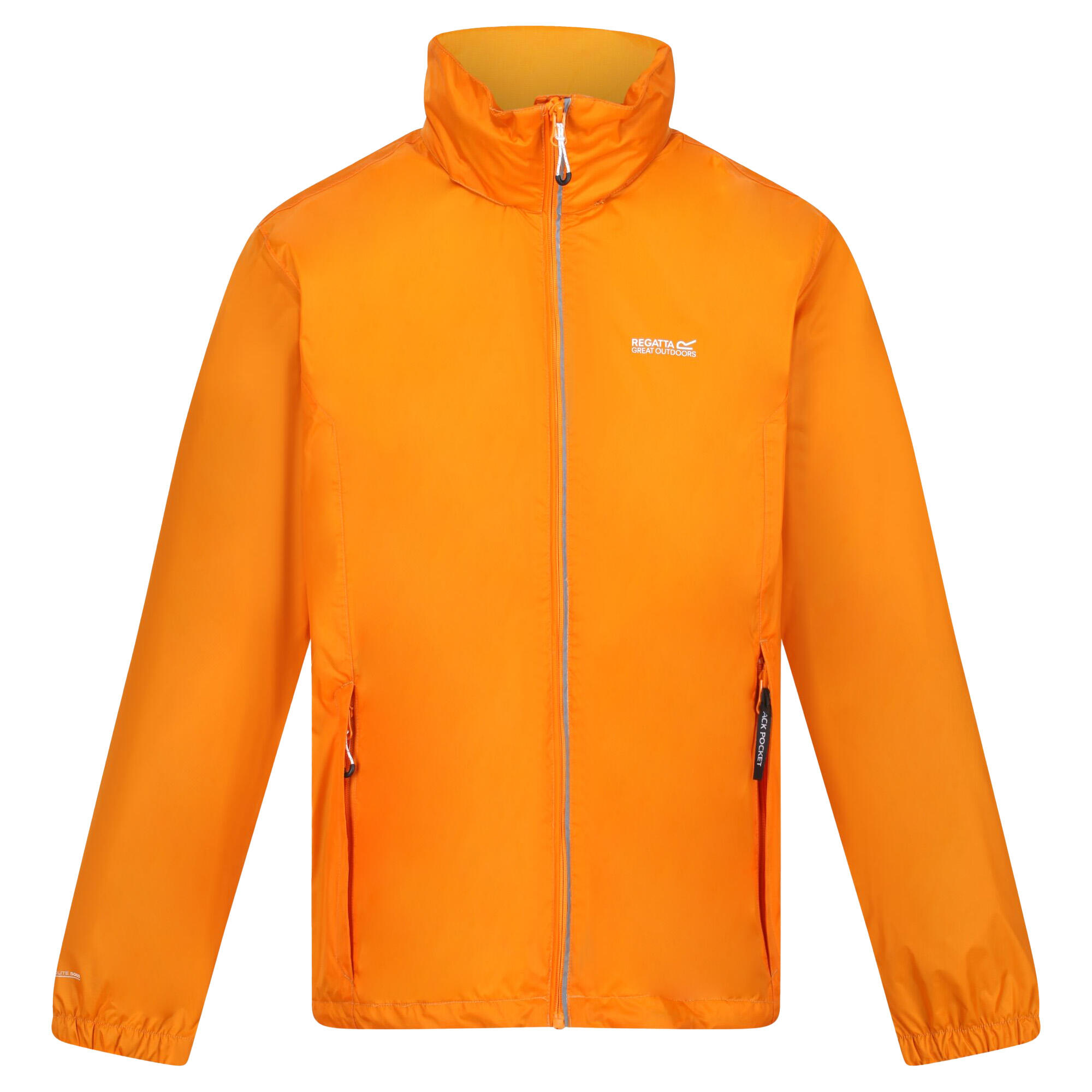 REGATTA Mens Lyle IV Waterproof Hooded Jacket (Flame Orange)