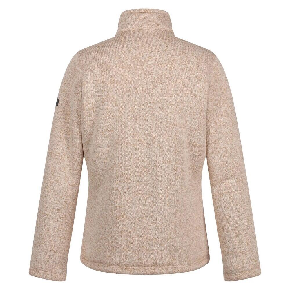 Womens/Ladies Razia II Full Zip Fleece Jacket (Light Vanilla/Moccasin) 2/4