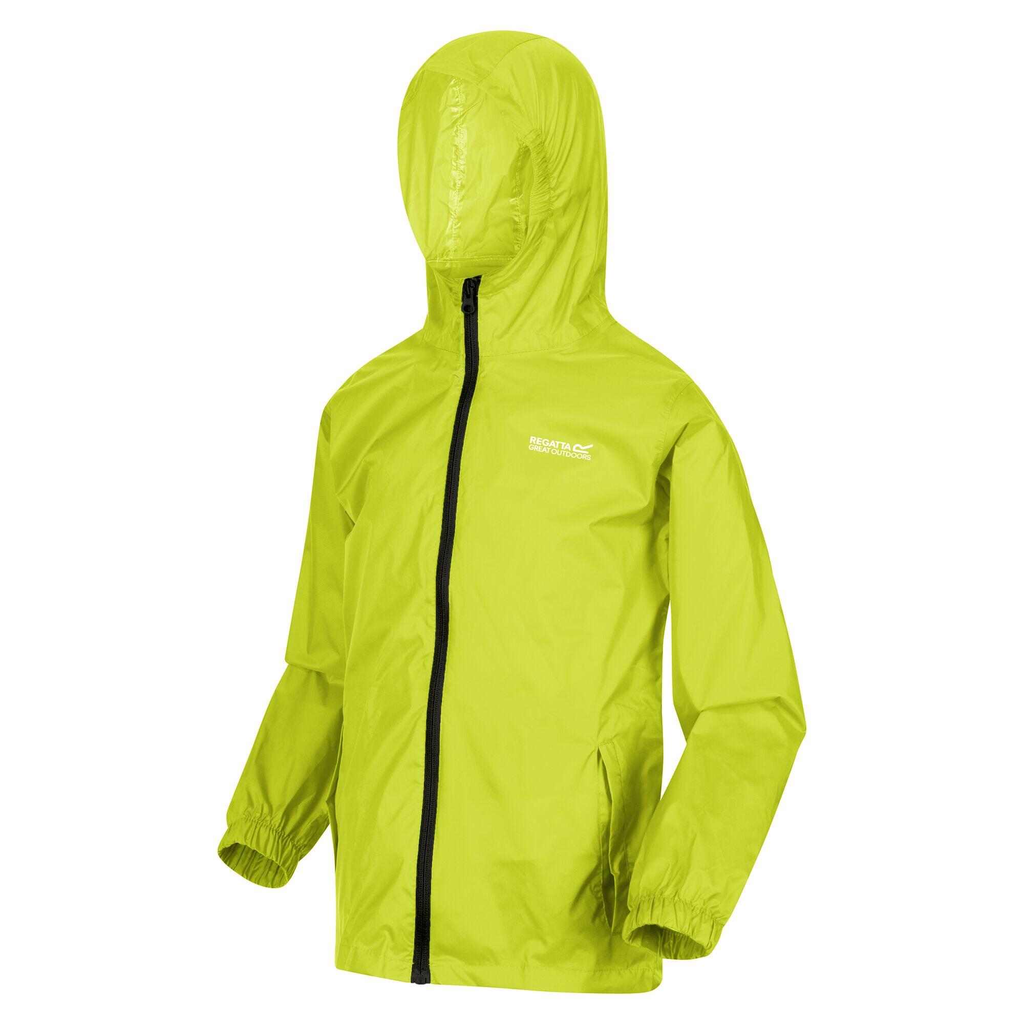 Giacca Impermeabile Bambini Regatta Pack It III Kiwi Brillante 3/5