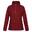 Dames Kizmitt Marl Half Zip Fleece Top (Cabernet)