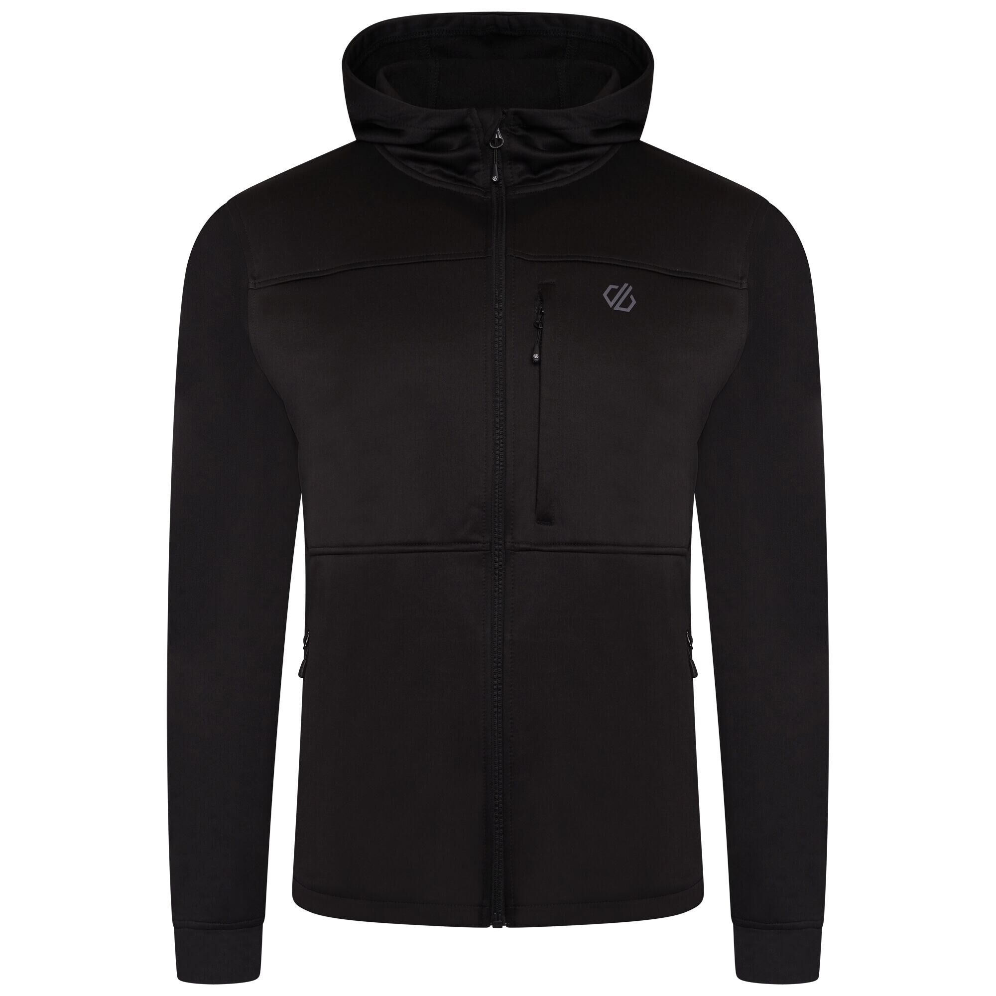 DARE 2B Mens Out Calling Marl Full Zip Fleece Jacket (Black)