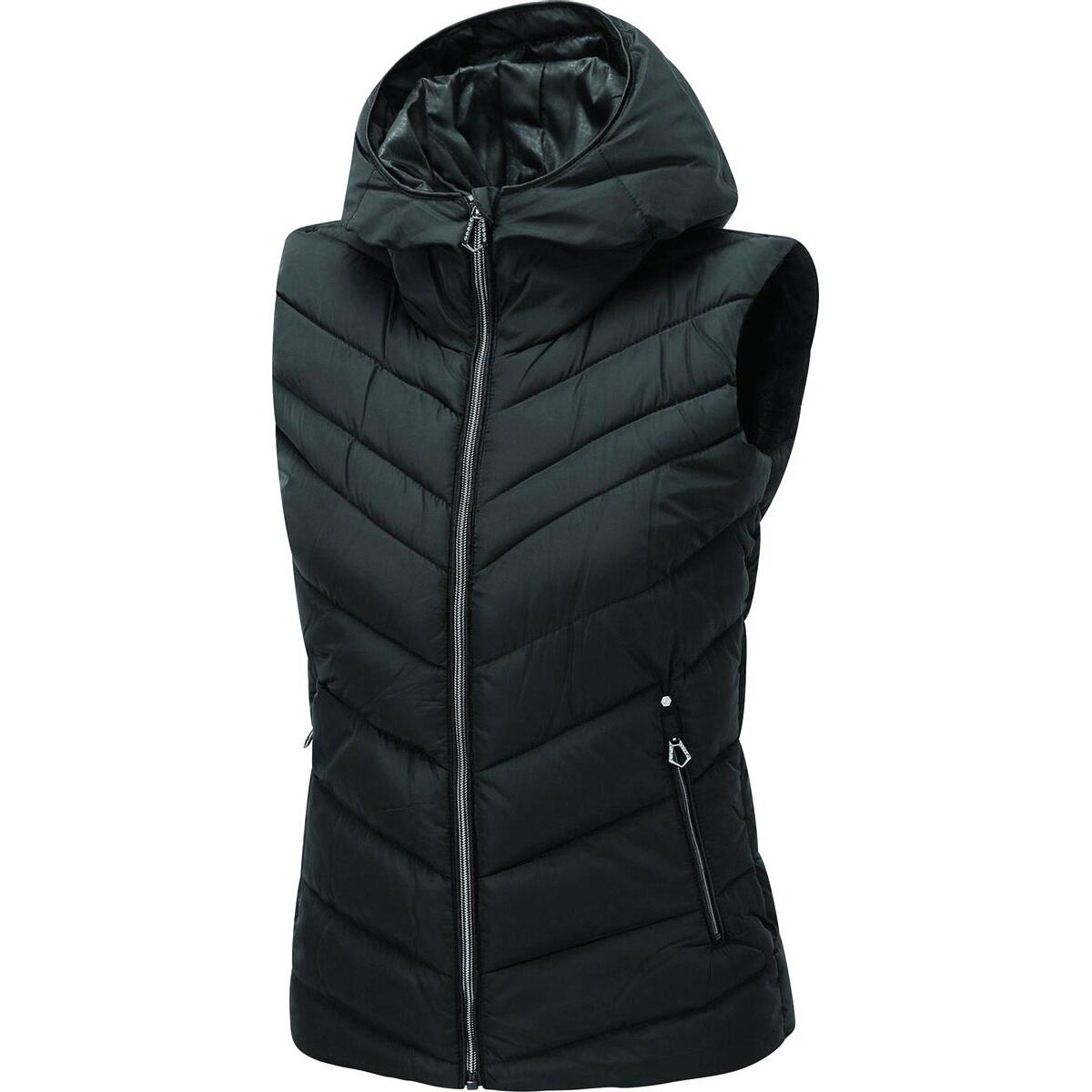 Womens/Ladies Complicate Body Warmer (Black/Blackberry) 3/5