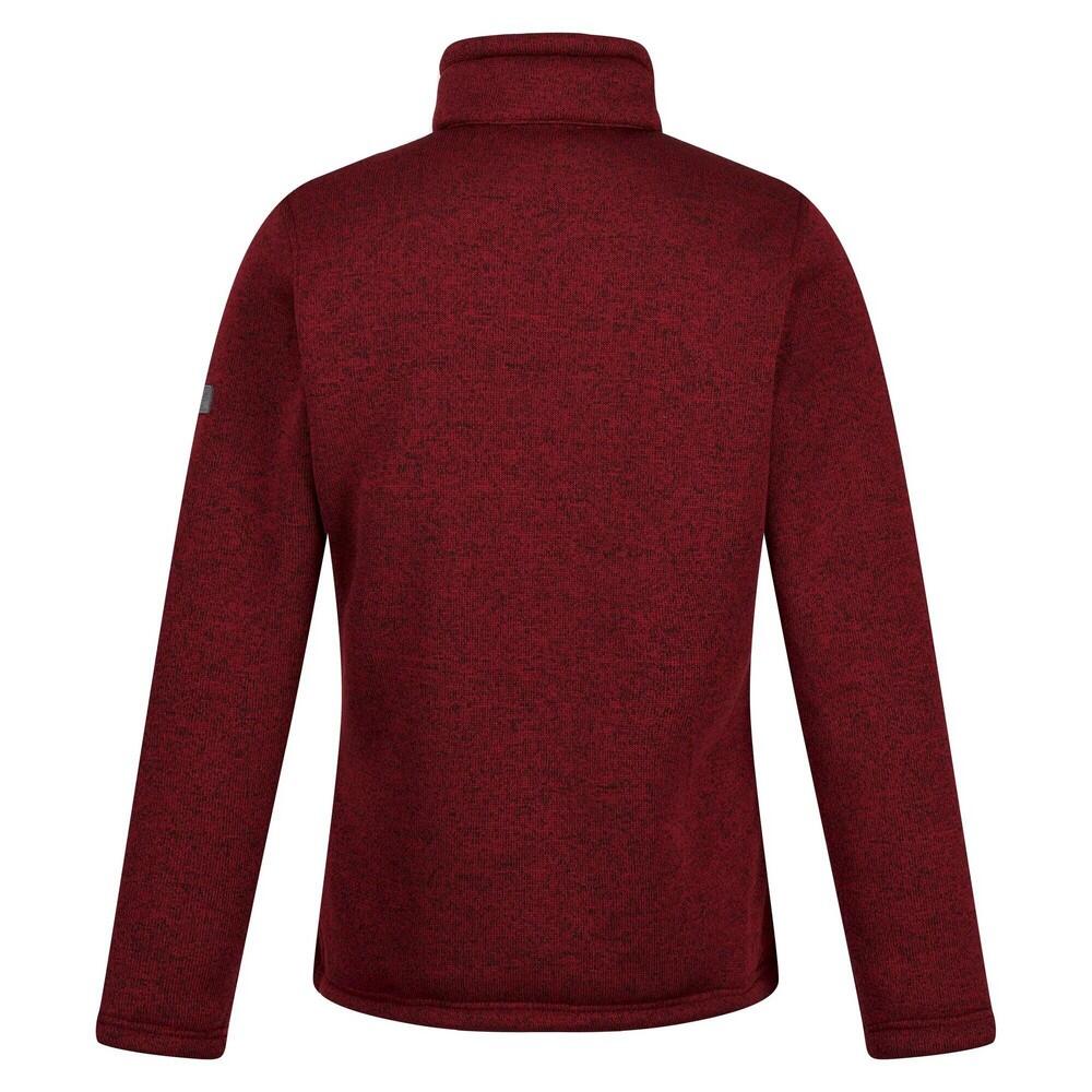 Womens/Ladies Razia II Full Zip Fleece Jacket (Cabernet) 2/5