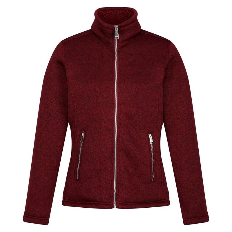 "Razia II" Fleecejacke Durchgehender Reißverschluss für Damen Cabernet