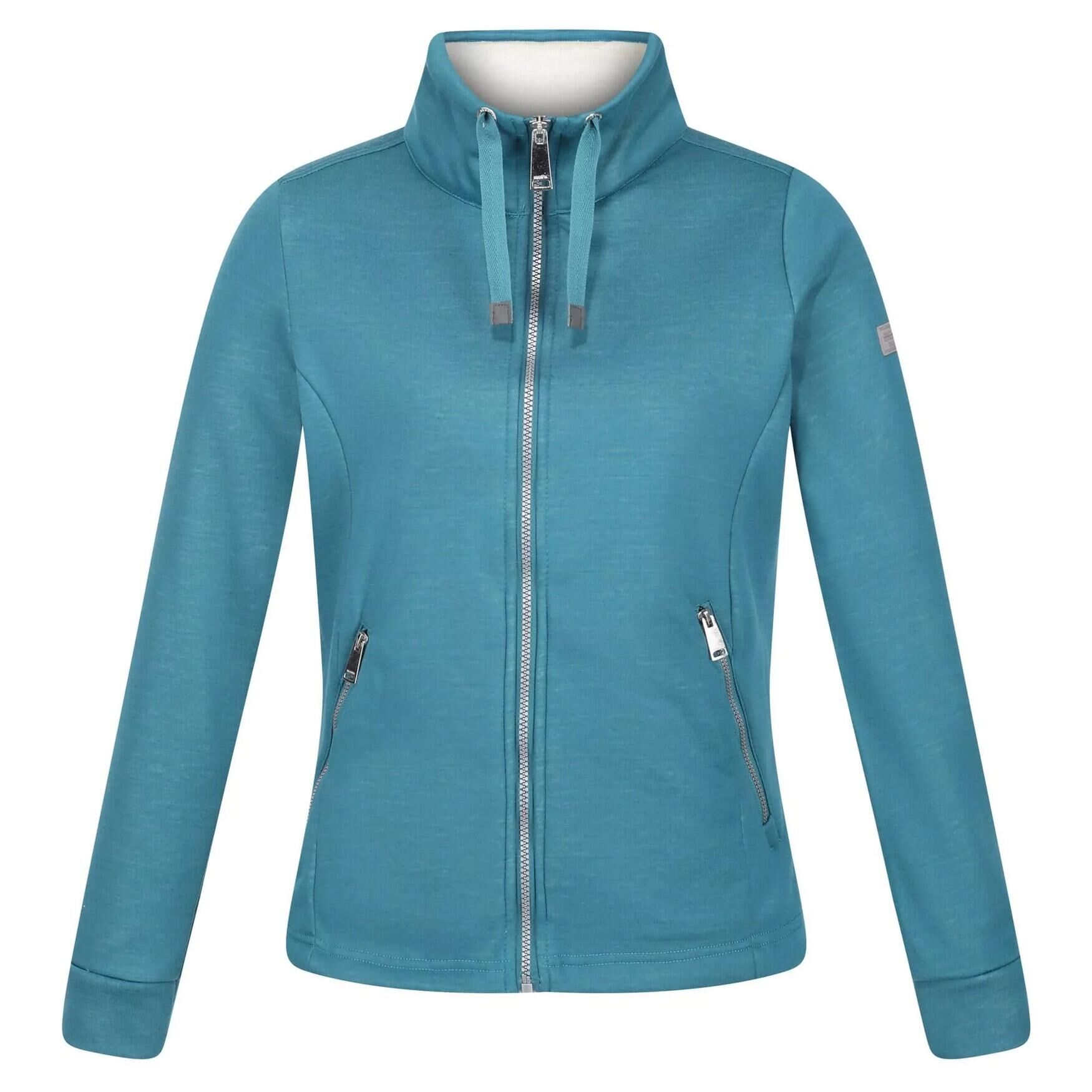 REGATTA Womens/Ladies Azariah Full Zip Fleece Jacket (Dragonfly/Light Vanilla)