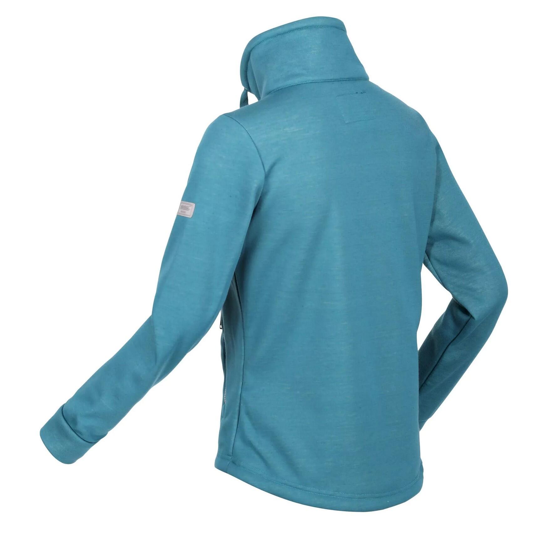 Womens/Ladies Azariah Full Zip Fleece Jacket (Dragonfly/Light Vanilla) 4/5