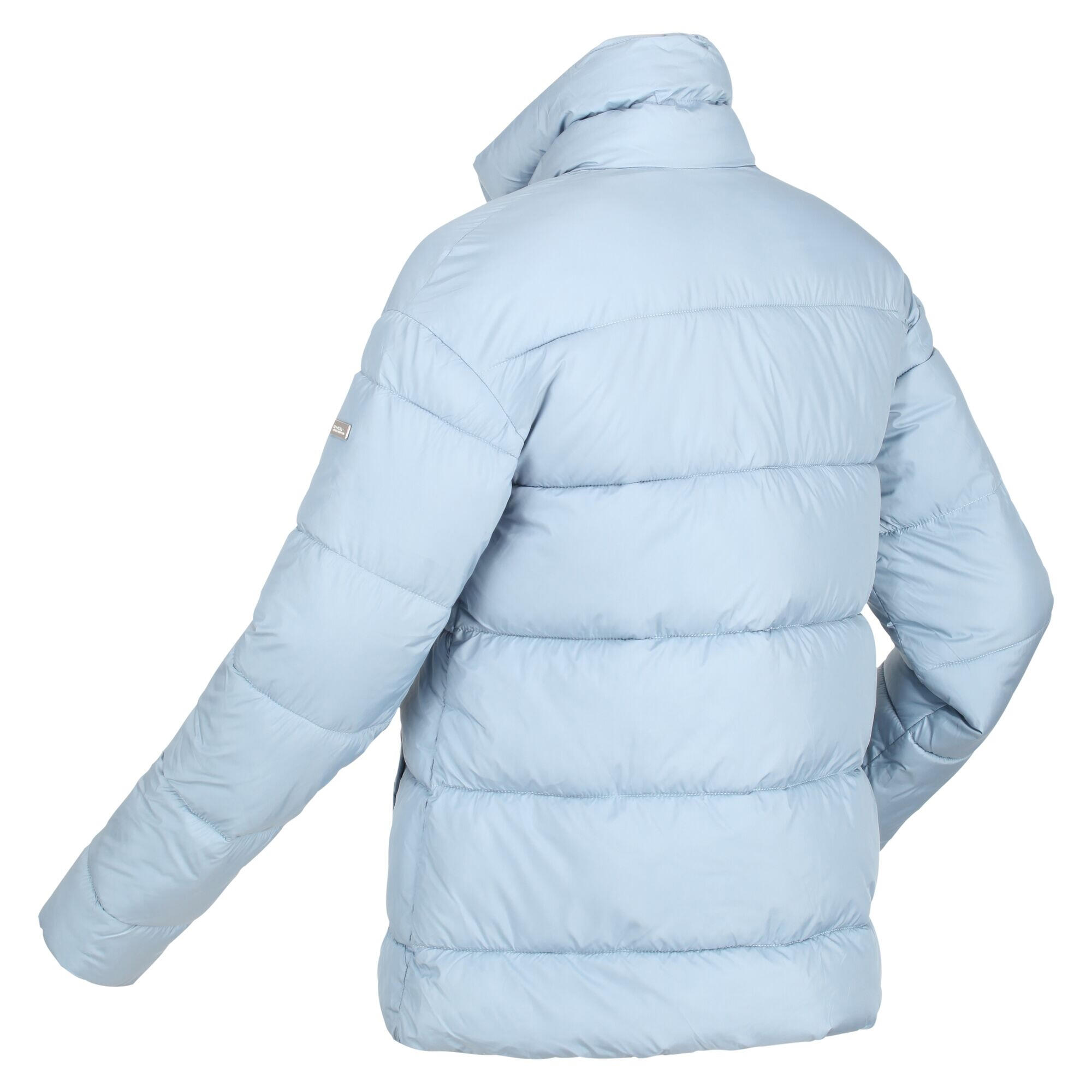 Womens/Ladies Raegan Puffer Jacket (Ice Grey) 4/5