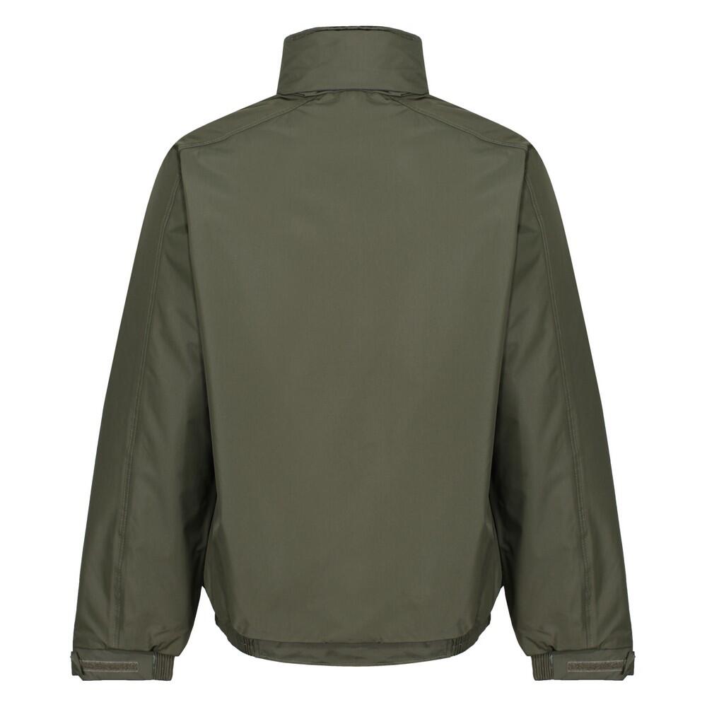 Dover Waterproof Windproof Jacket (ThermoGuard Insulation) (Dark Khaki/Black) 2/5