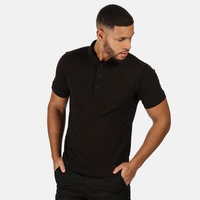Professioneel heren klassiek 65/35 poloshirt met korte mouwen (marine)
