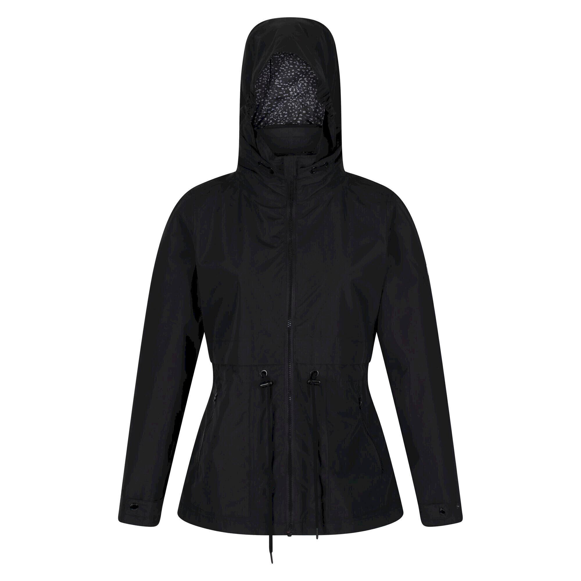 REGATTA Womens/Ladies Nadira Waterproof Jacket (Black)