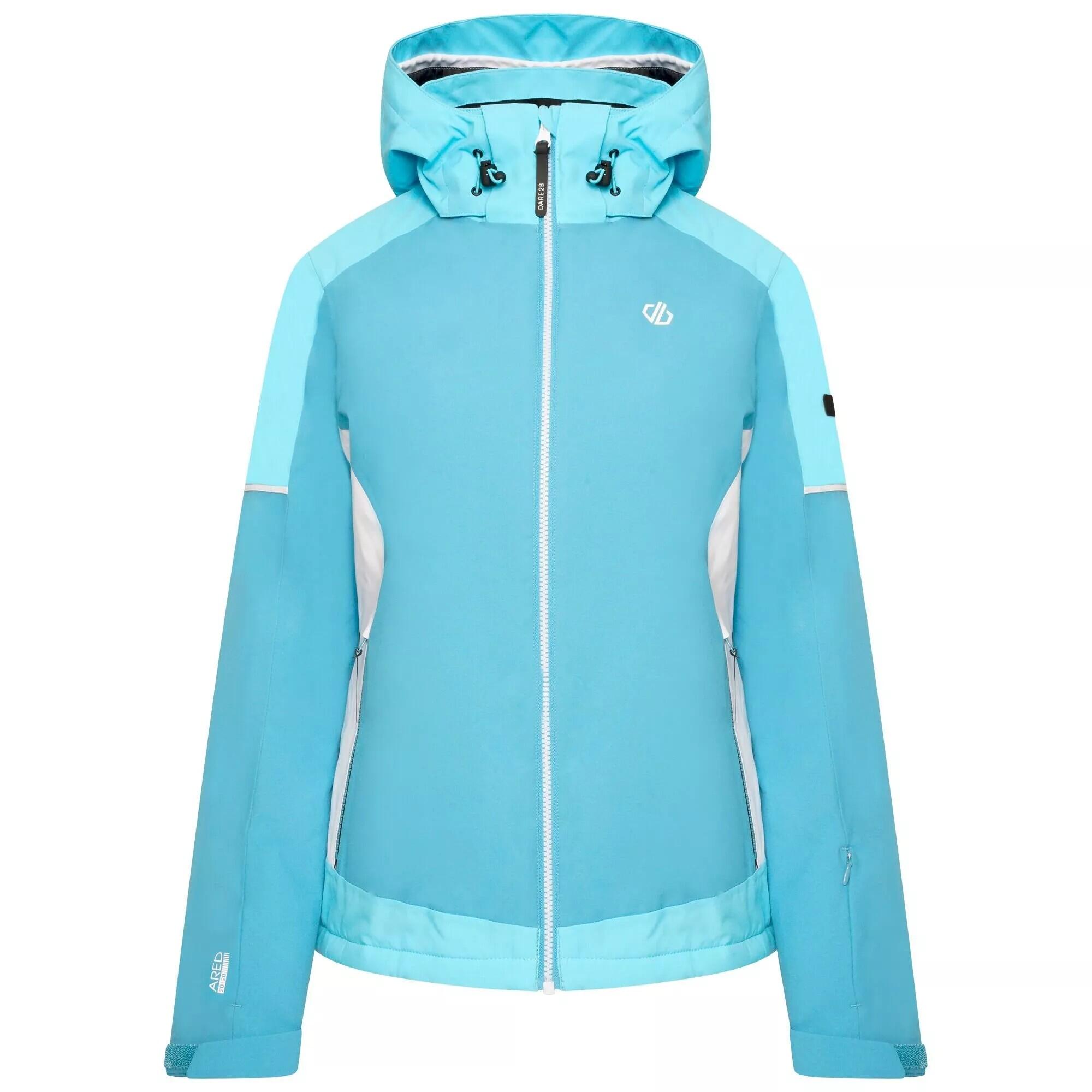 Womens/Ladies Enliven Ski Jacket (Capri Blue/River Blue) 1/3