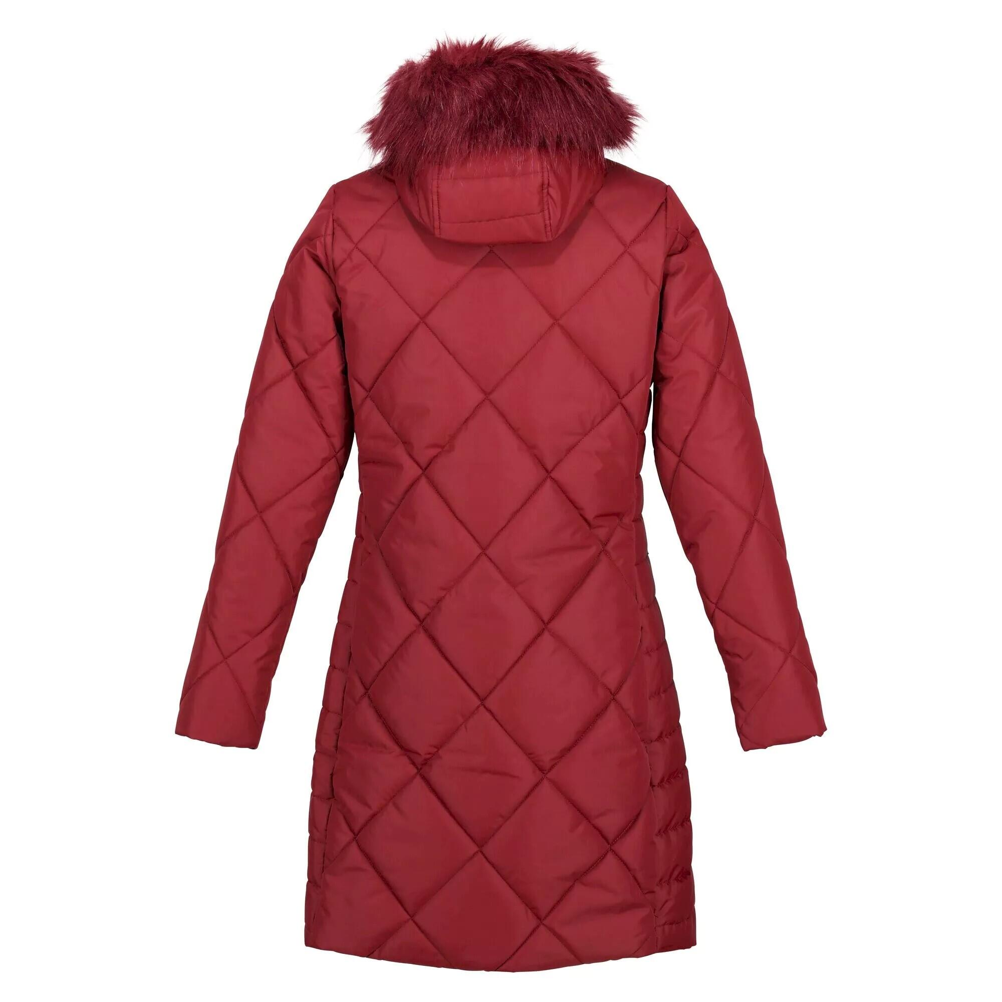 Womens/Ladies Fritha II Insulated Parka (Cabernet) 2/4