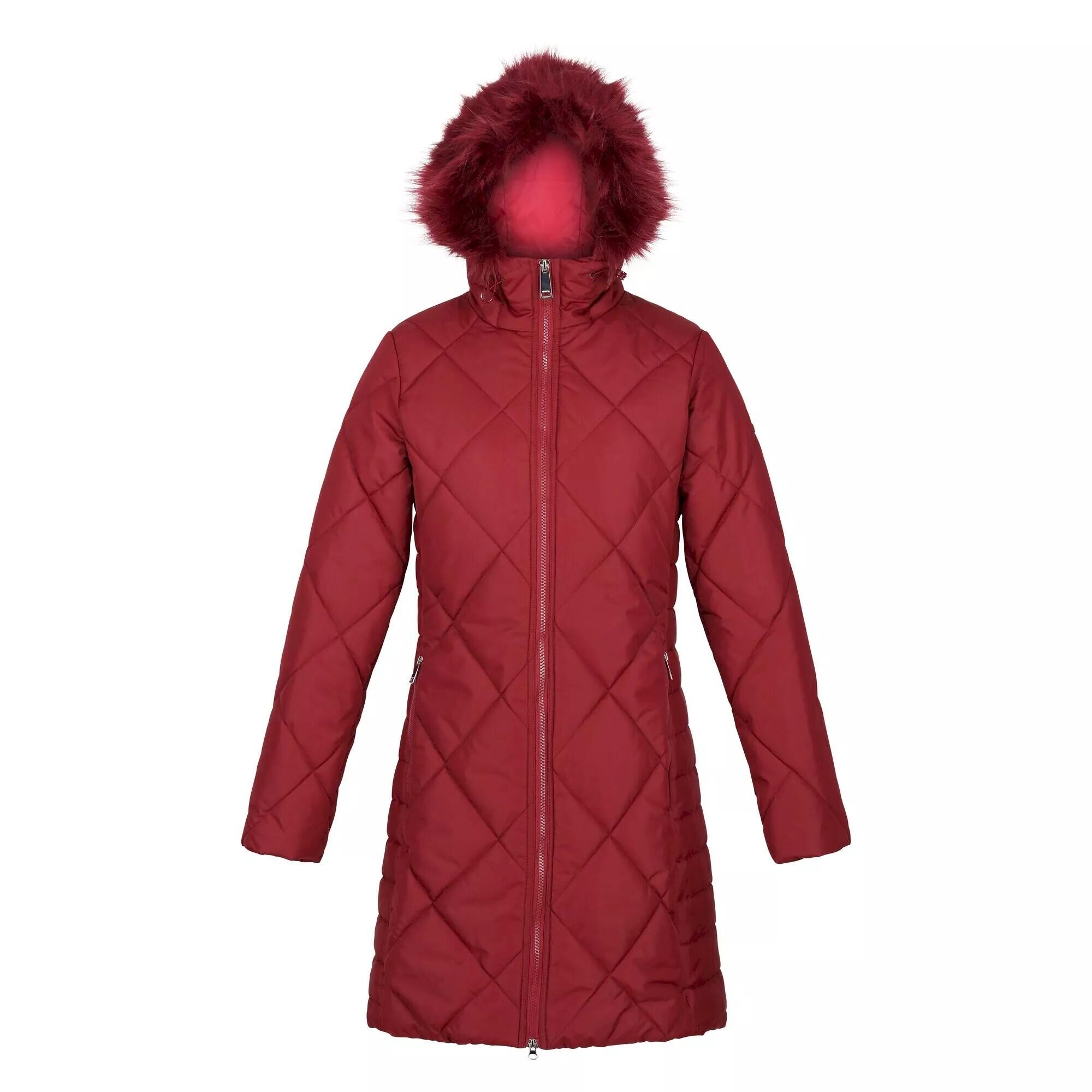 FRITHA women's parka (Bordeaux)