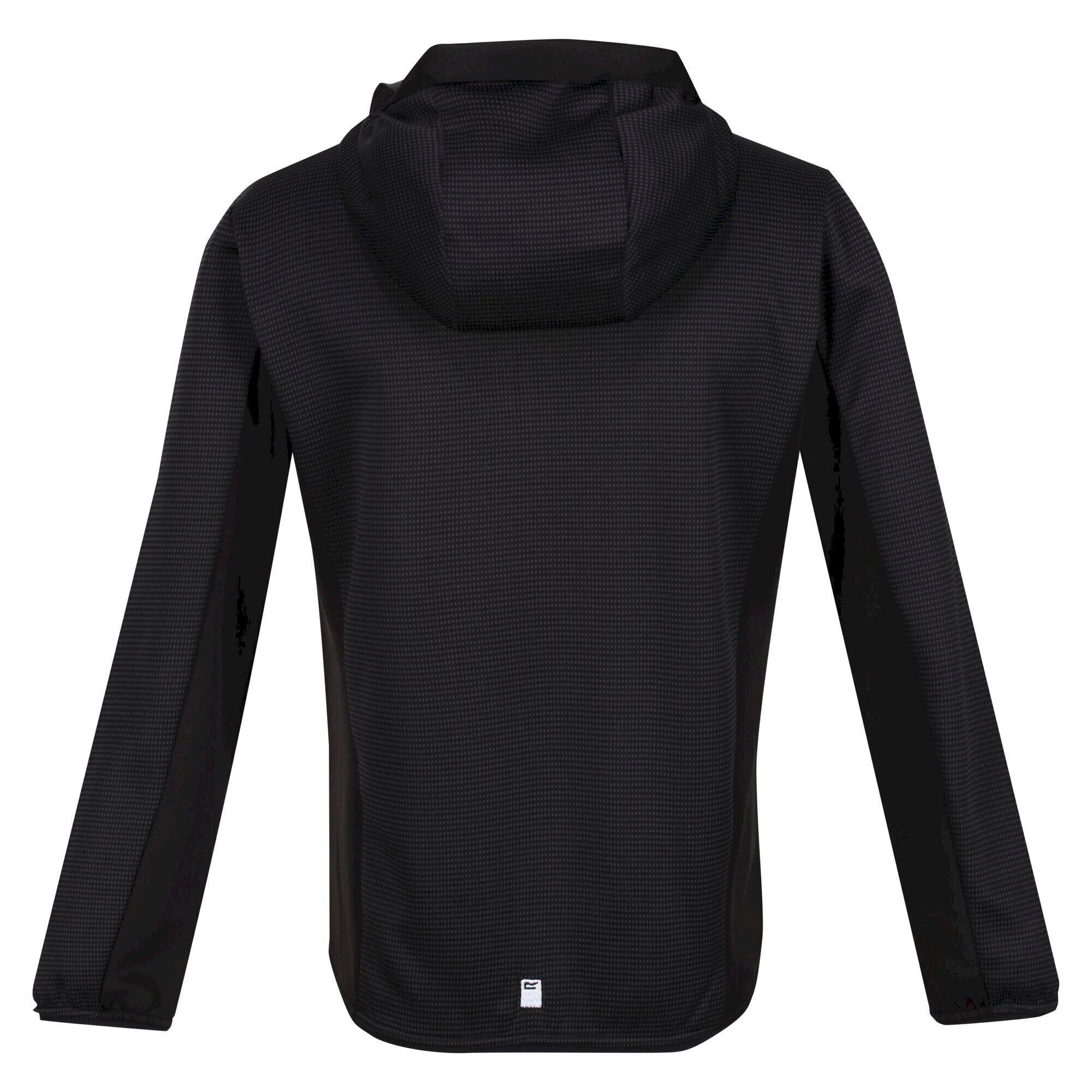 Childrens/Kids Highton Full Zip Fleece Jacket (Black) 3/5