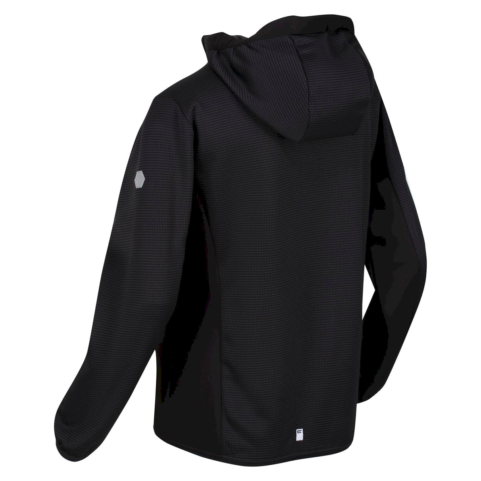 Childrens/Kids Highton Full Zip Fleece Jacket (Black) 2/5