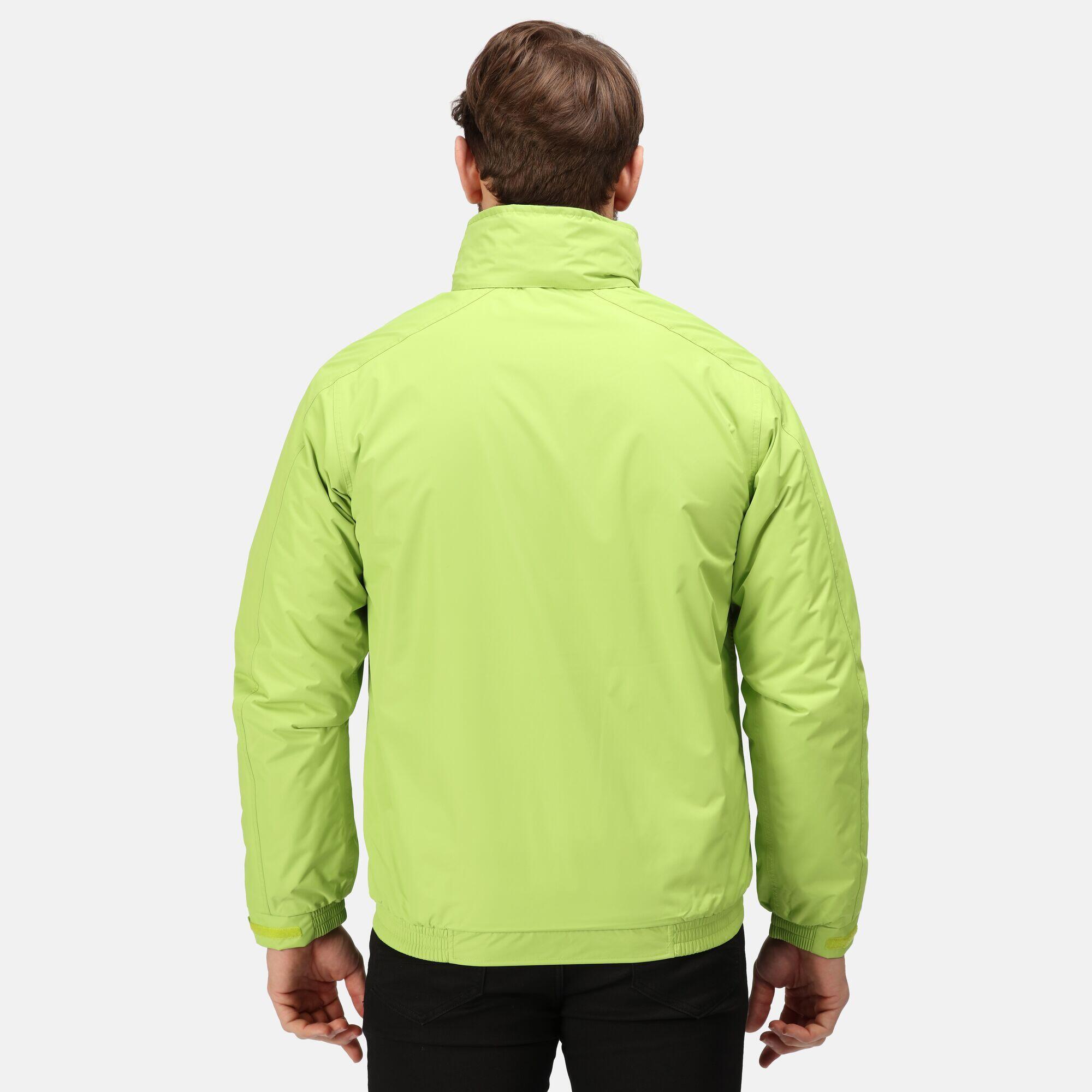 Dover Waterproof Windproof Jacket (ThermoGuard Insulation) (Key Lime/Seal Grey) 3/5