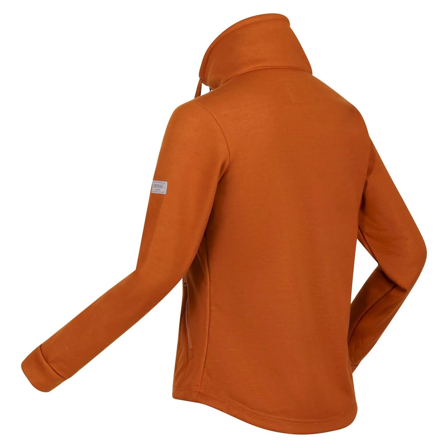 Womens/Ladies Azariah Full Zip Fleece Jacket (Copper Almond/Light Vanilla) 4/5