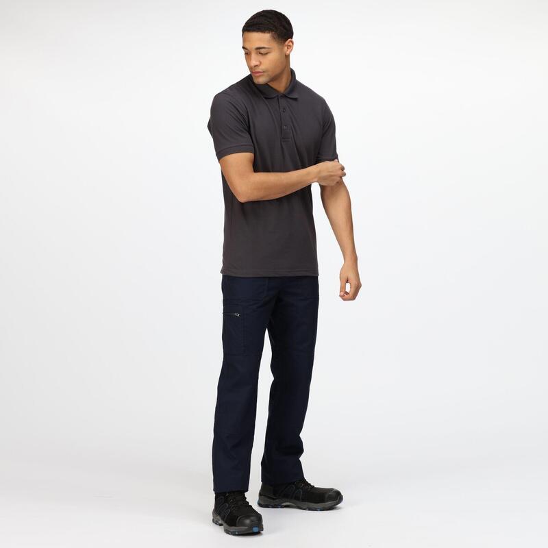 Professionell 6535 Klassik Poloshirt Herren Grau