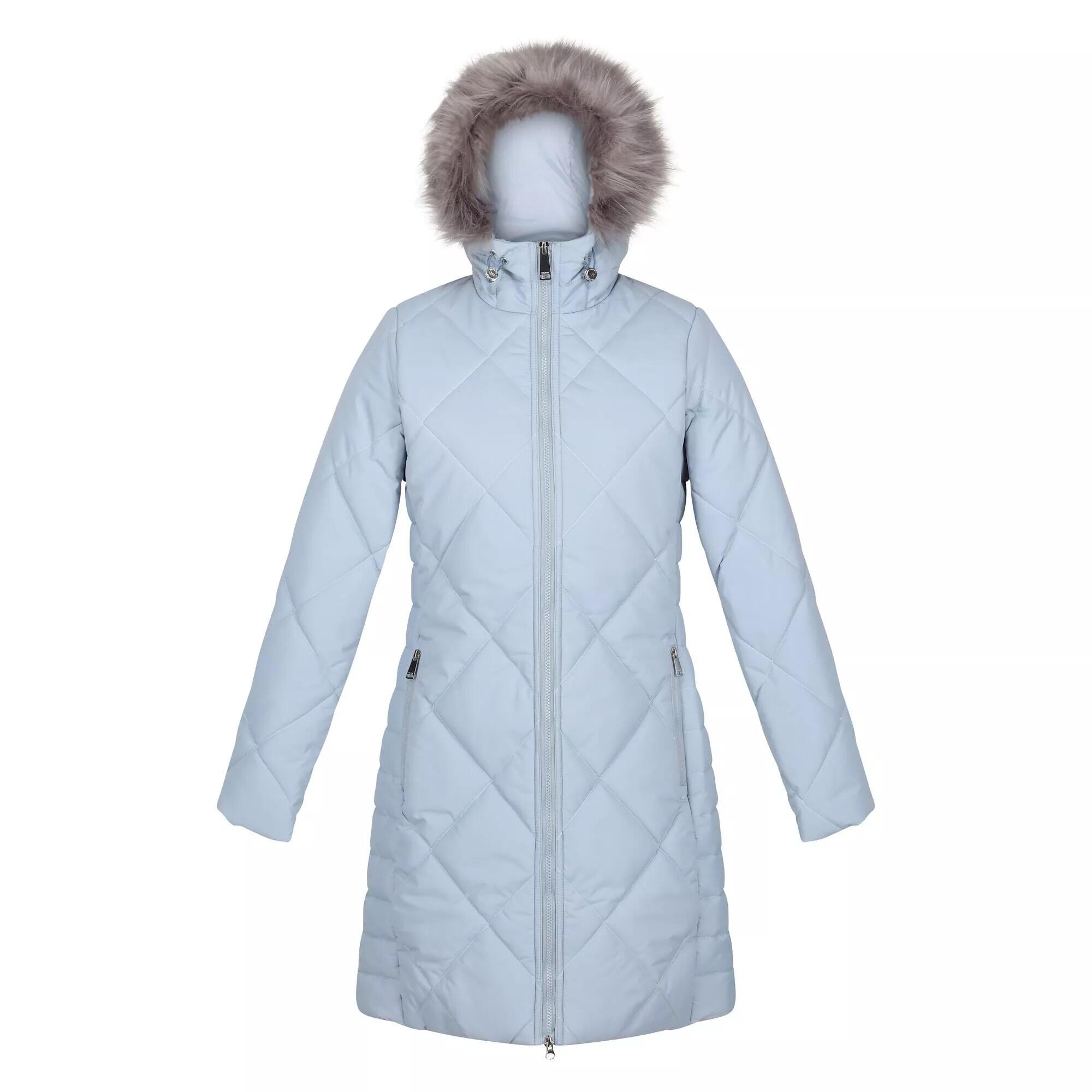 REGATTA Womens/Ladies Fritha II Insulated Parka (Ice Grey)