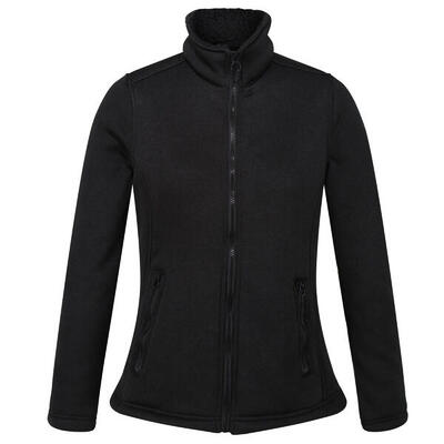 Dames razia ii full zip fleece jacket (zwart)