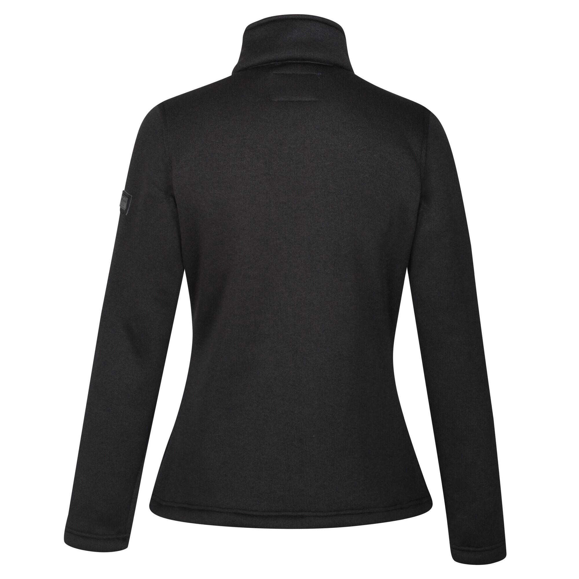Womens/Ladies Razia II Full Zip Fleece Jacket (Black) 2/4