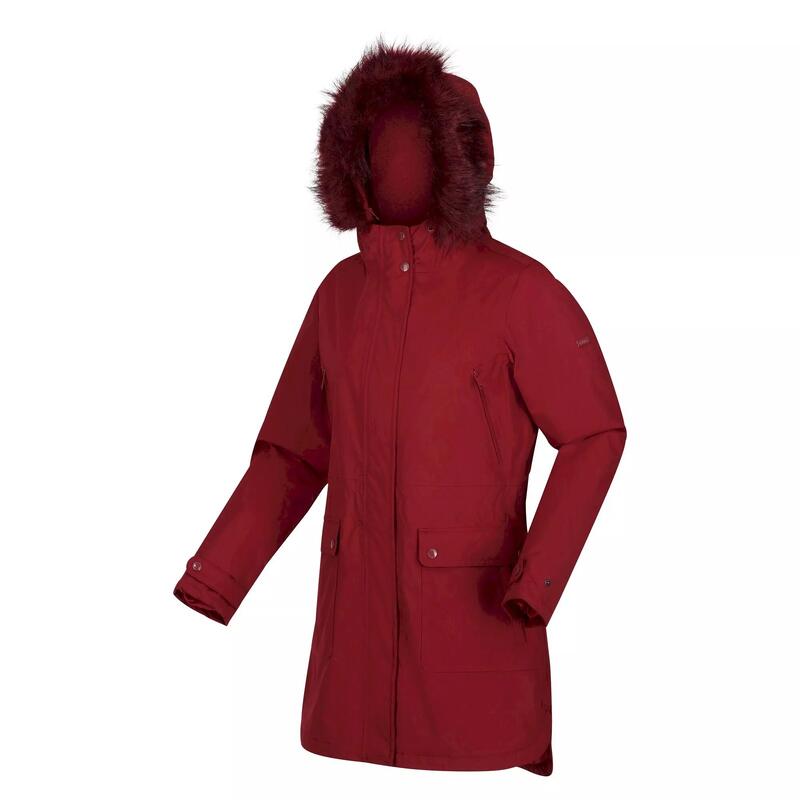 Parka Finta Pelliccia Donna Regatta Sabinka Cabernet