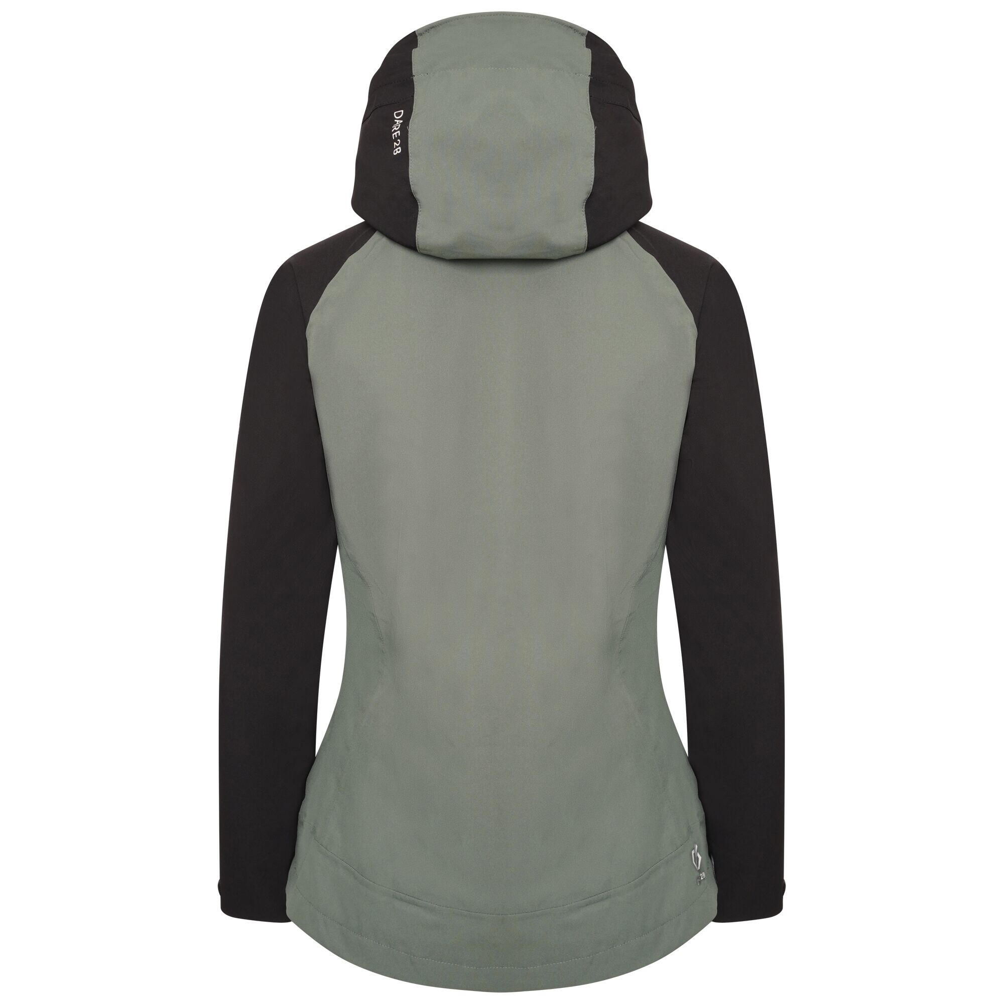 Womens/Ladies Veritas Era Recycled Waterproof Jacket (Duck Green/Black) 2/4