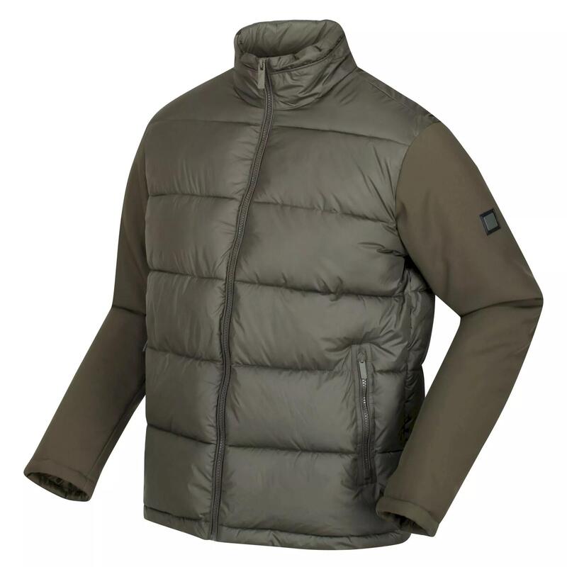 Chaqueta Acolchada Firmilien para Hombre Caqui Oscuro