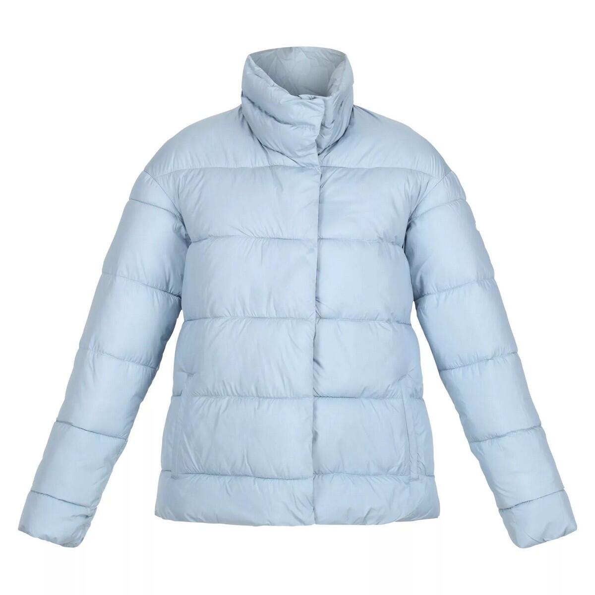 Womens/Ladies Raegan Puffer Jacket (Ice Grey) 1/5