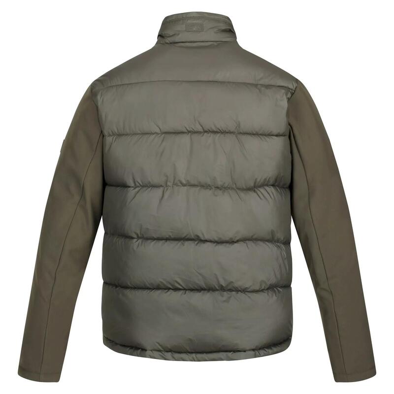 Chaqueta Acolchada Firmilien para Hombre Caqui Oscuro