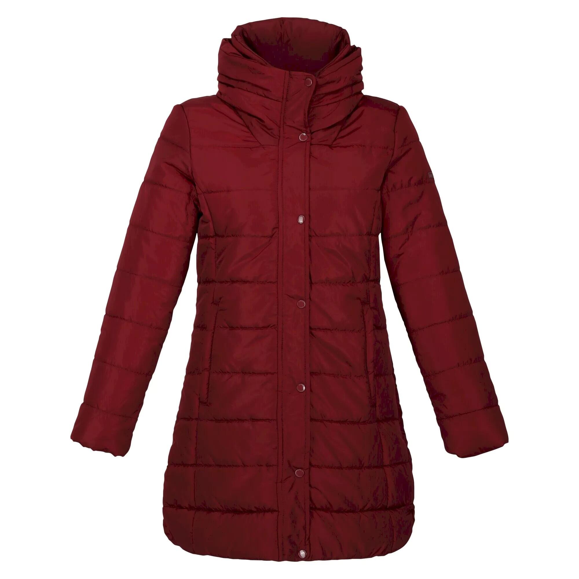 Womens/Ladies Pamelina Padded Jacket (Cabernet) 1/5