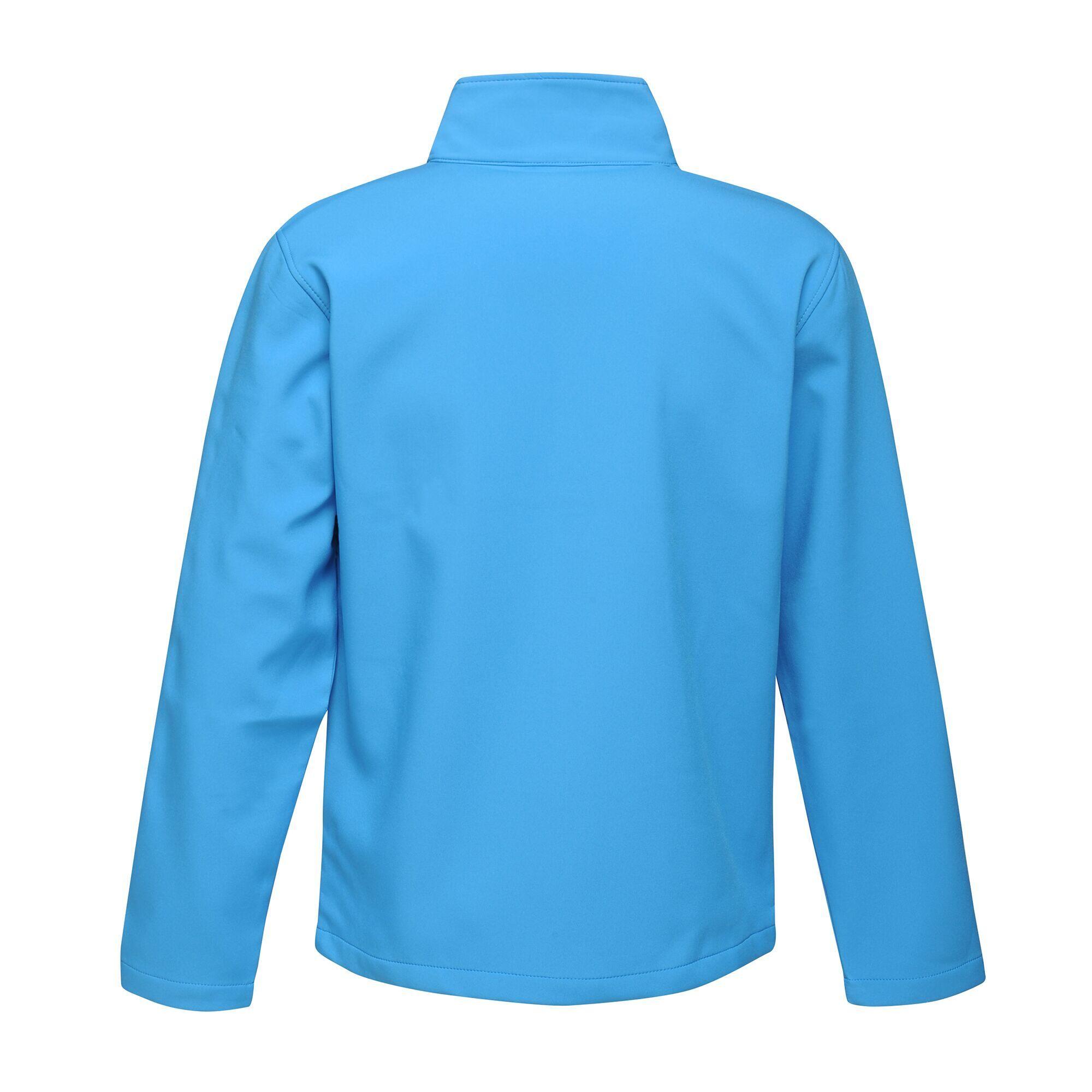 Standout Mens Ablaze Printable Softshell Jacket (French Blue/Navy) 2/5