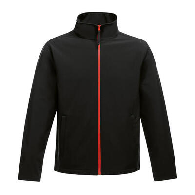 Regatta heren ablaze printable softshell jas (zwart met rood)