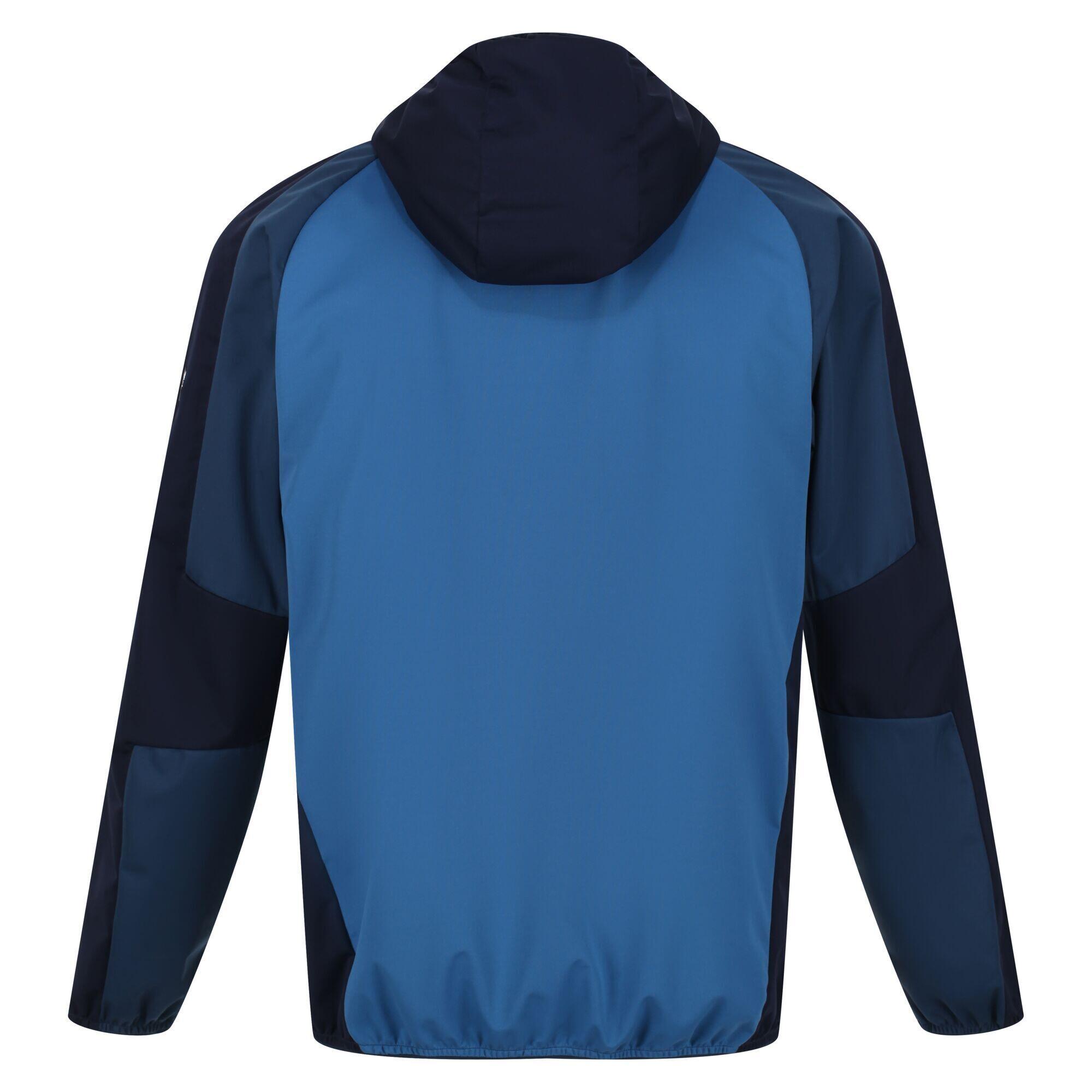 Mens Tarvos V Soft Shell Jacket (Moonlight Denim/Dynasty Blue) 2/5