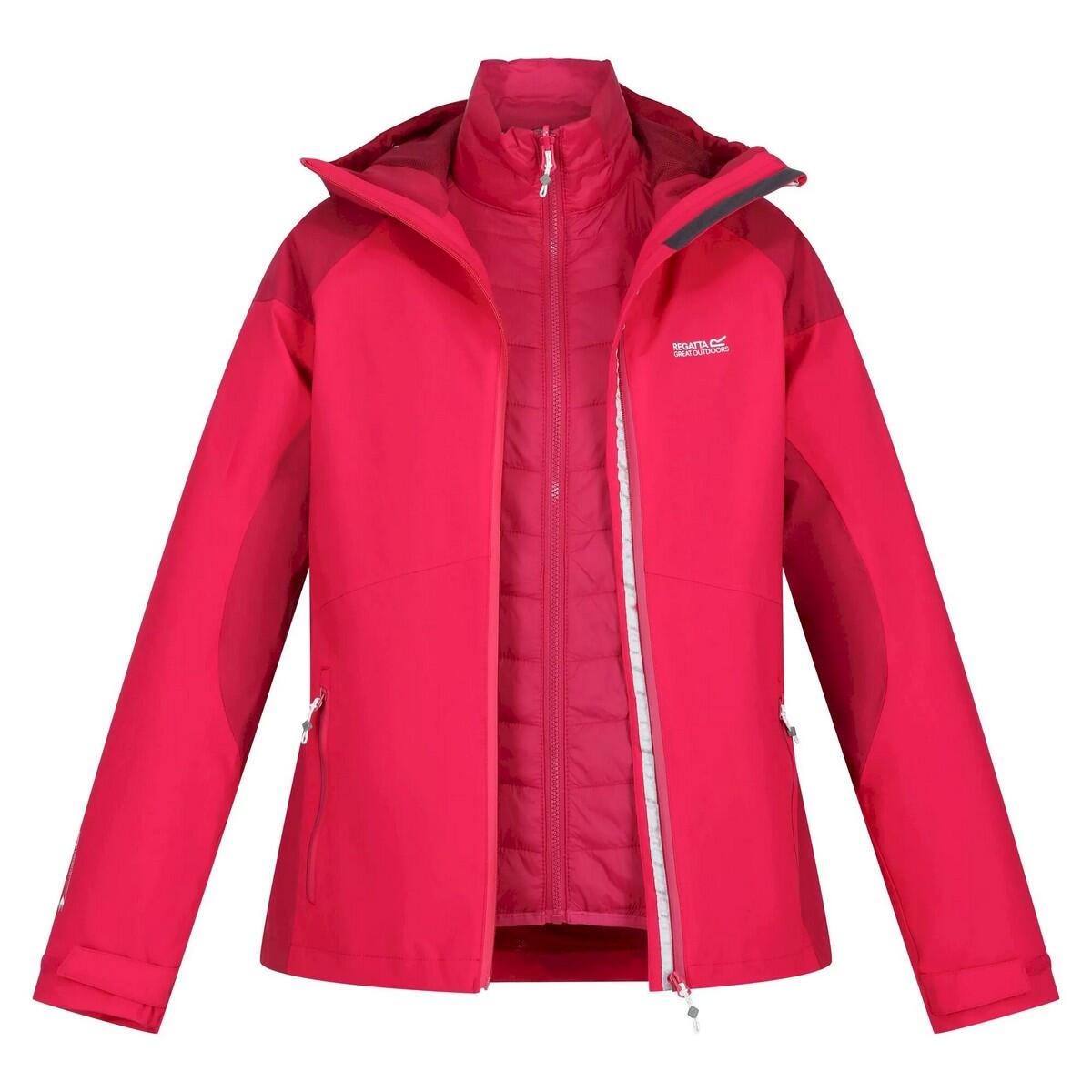 Womens/Ladies Wentwood VII 2 In 1 Waterproof Jacket (Pink Potion/Berry Pink) 1/5