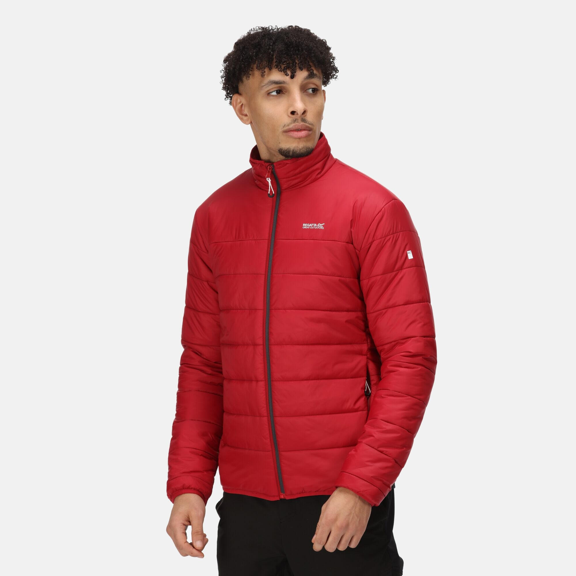 Mens Freezeway III Padded Jacket (Dark Red) 3/4