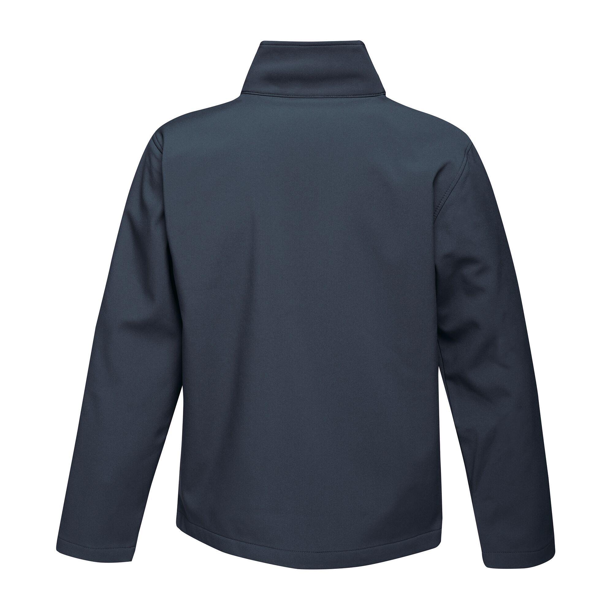 Mens Ablaze Printable Softshell Jacket (Navy/French Blue) 2/5