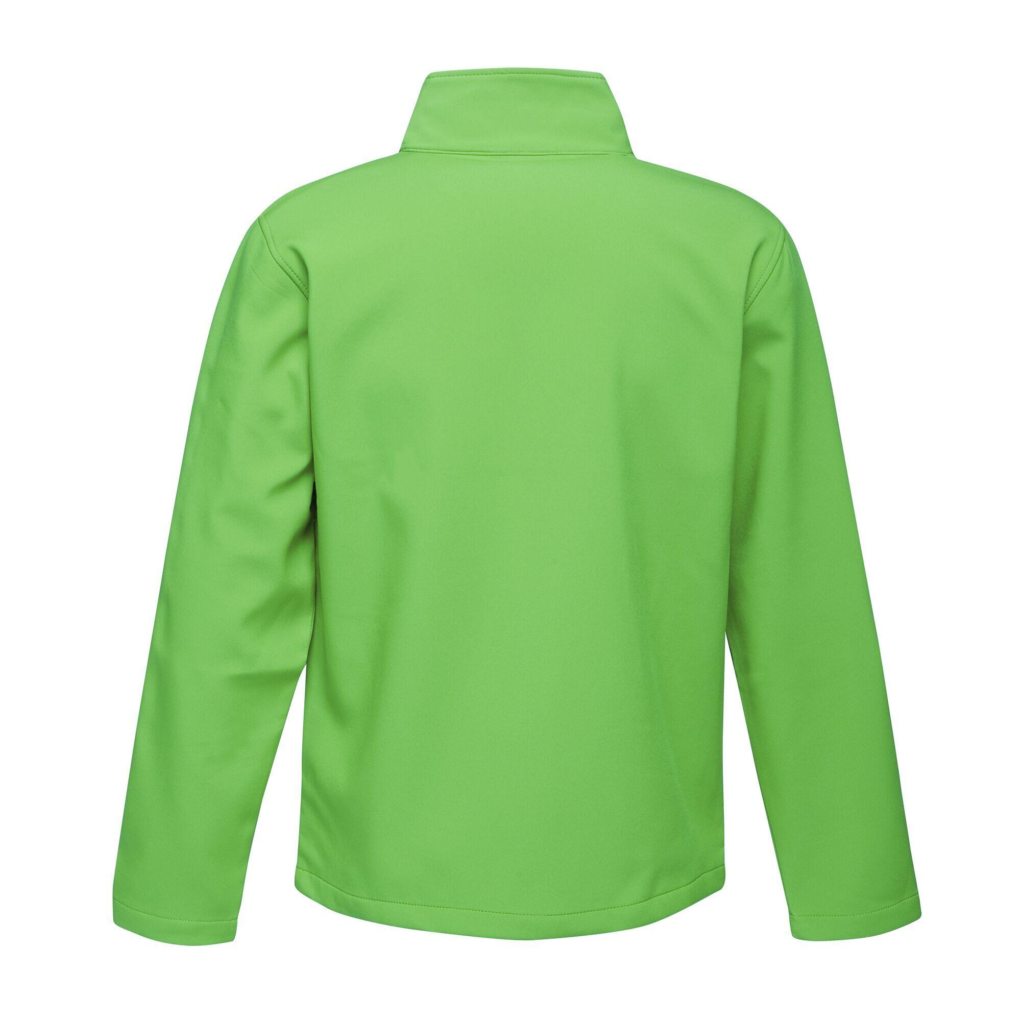 Standout Mens Ablaze Printable Soft Shell Jacket (Extreme Green/Black) 2/5