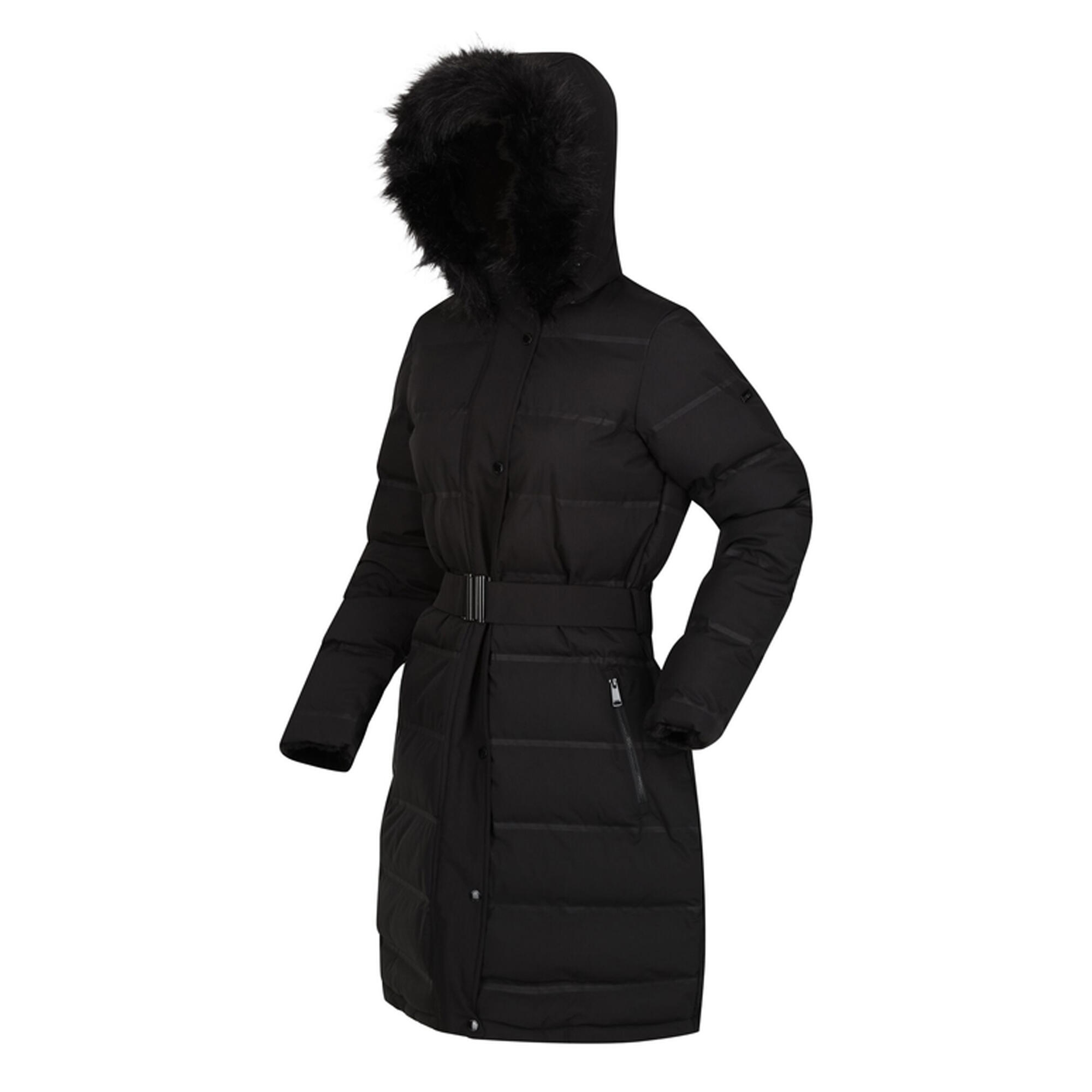 Womens/Ladies Daleyza Thermal Parka (Black) 3/5