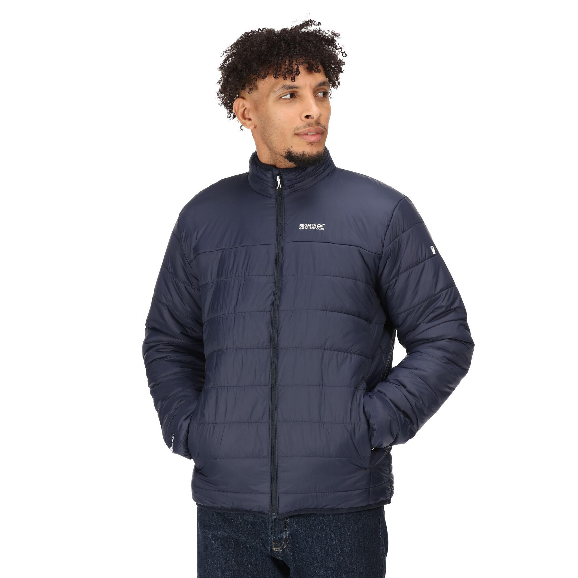 Mens Freezeway III Padded Jacket (Navy) 3/4