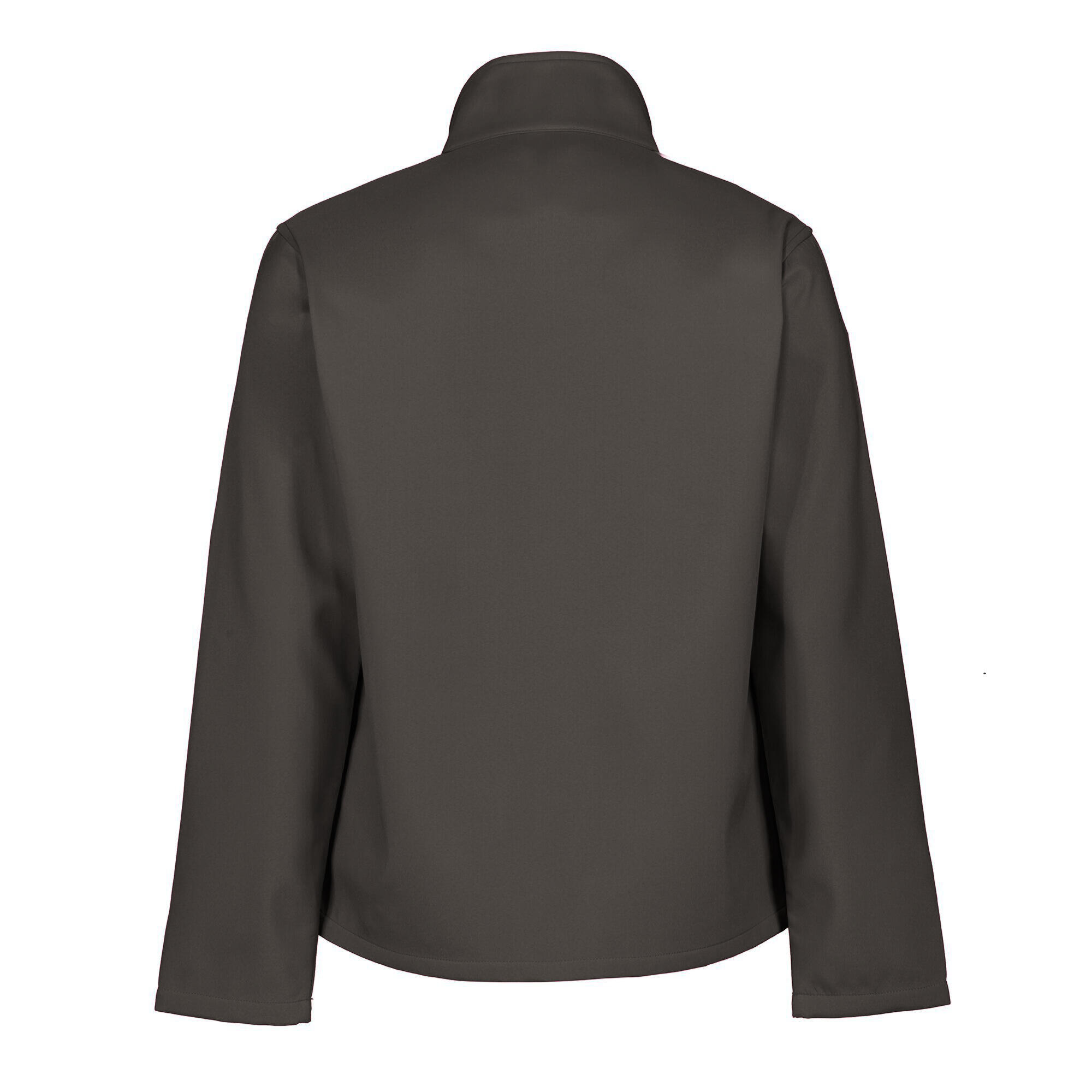 Mens Ablaze Printable Softshell Jacket (Seal Grey/Black) 2/4